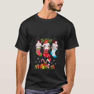 Camiseta Navidades Sloth Sock Luce Xmas T
