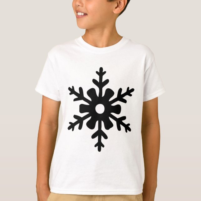 Camiseta Navidades Snowflake Trendy (Anverso)