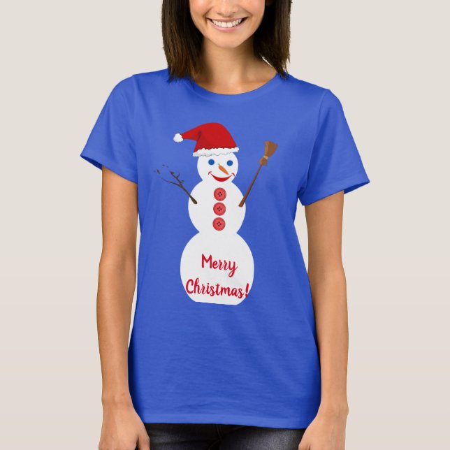 Camiseta Navidades Snowman (Anverso)
