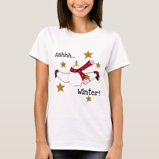 Camiseta Navidades Snowman (Anverso)