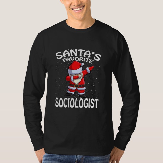 Camiseta Navidades sociólogos favoritos de Santa Elena  (Anverso)