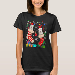 Camiseta Navidades Socks Pajama Samoyed Perro Cachorro