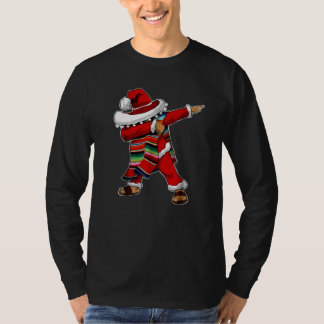 Camiseta Navidades Sombrero Dabbing Poncho Santa Sh