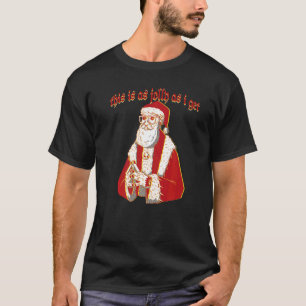 Camiseta Navidades Sombríos Gothic Santa Esto Es Tan Alegre