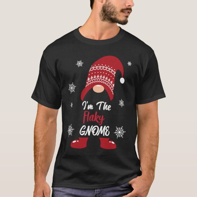 Camiseta Navidades Soy el tonto Gnome Xmas Hombres Mujeres (Anverso)