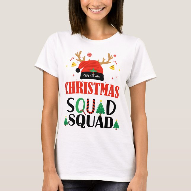 Camiseta Navidades Squad Big Brother (Anverso)