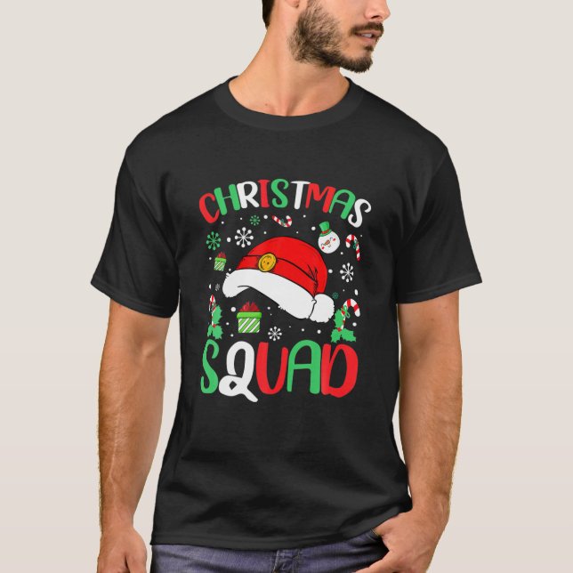 Camiseta Navidades Squad Family Grupo Navidades de coincide (Anverso)