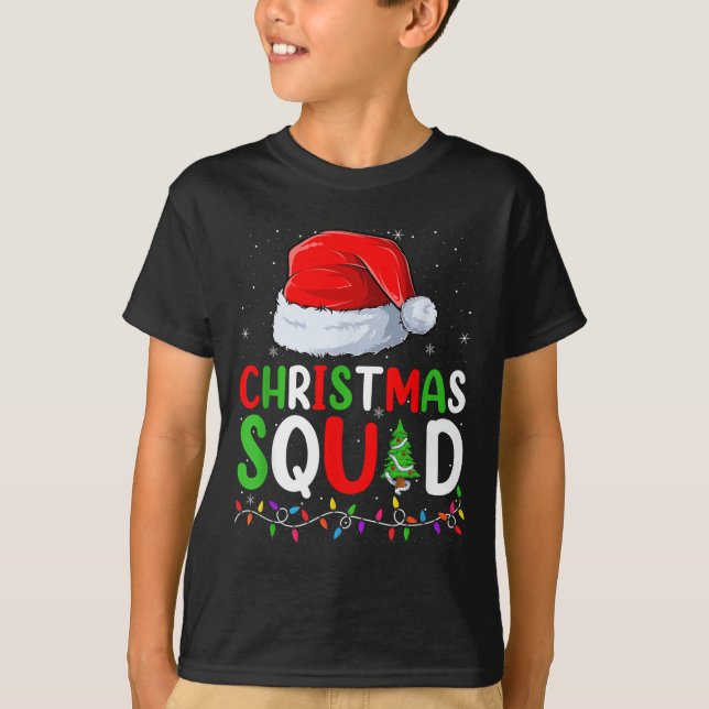 Camiseta Navidades Squad Mating Family Group Funny Xmas P (Anverso)