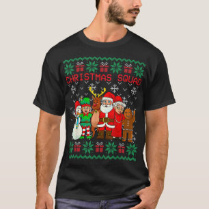 Camiseta Navidades Squad Santa Family coincidiendo con PJs 
