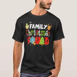 Camiseta Navidades Squad Santa Reindeer Familias Coincidien