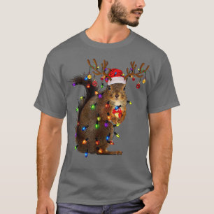 Camiseta Navidades Squirrel Lights