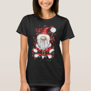 Camiseta Navidades Sr Claus Santa Gnome Navidades Pajam