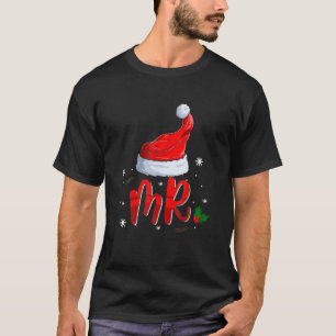 Camiseta Navidades Sr. Y Sra. Claus Parejas Coincidiendo Co