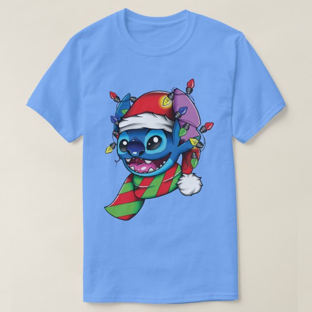 Camiseta Navidades Stitch (Diseño del anverso)