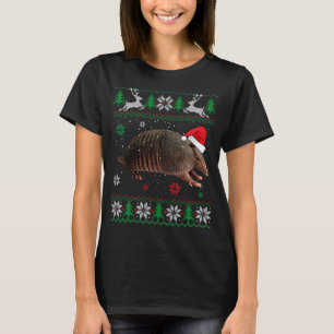 Camiseta Navidades sudorosos Armadillo Lover Santa Hat A