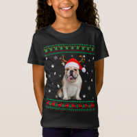 Navidades sudorosos Bulldog inglés Perro Santa R