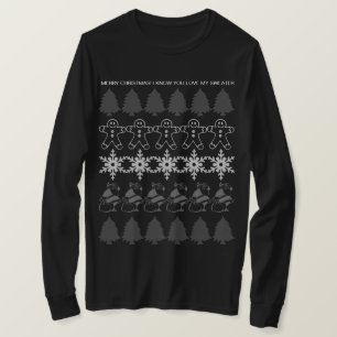 Camiseta Navidades sudorosos Fiesta Personalizado gracioso
