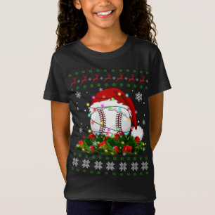 Camiseta Navidades suéteres feos Pajama enciende el sopor d