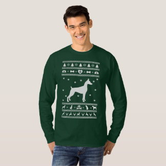 Camiseta Navidades suéteres feos Perro Danés