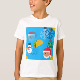 Camiseta navidades taco emoji