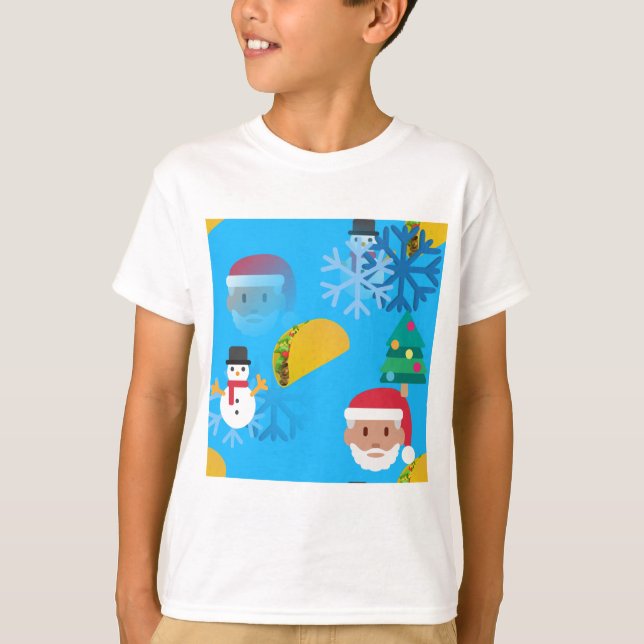 Camiseta navidades taco emoji (Anverso)
