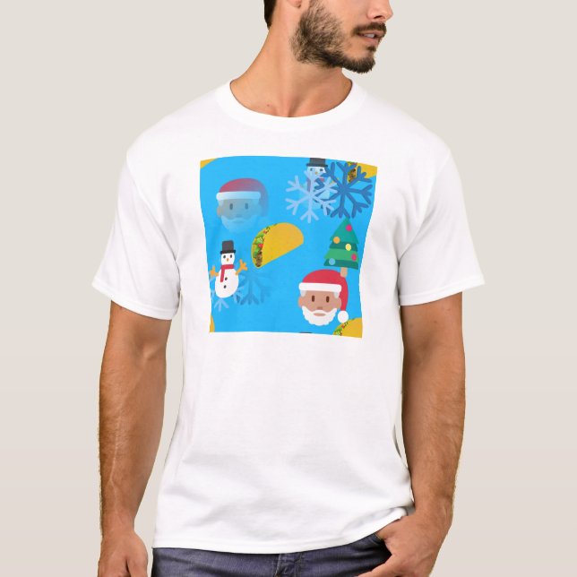 Camiseta navidades taco emoji (Anverso)