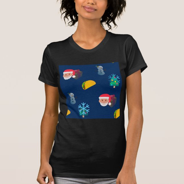 Camiseta navidades taco emoji (Anverso)