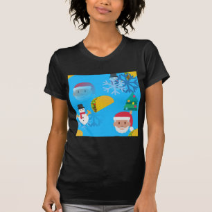 Camiseta navidades taco emoji