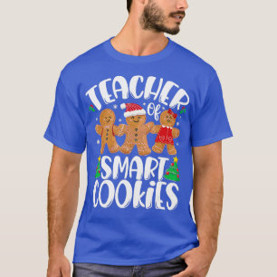 Camiseta Navidades Teacher Cute Gingerbread Cookies