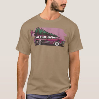 Camiseta Navidades techo de coches regalo de árbol de Navid