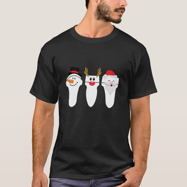 Camiseta Navidades técnicos de ultrasonido sonógrafo Santa  (Anverso)