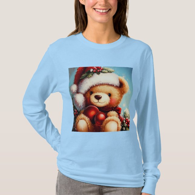Camiseta Navidades Teddy Bear 4 (Anverso)