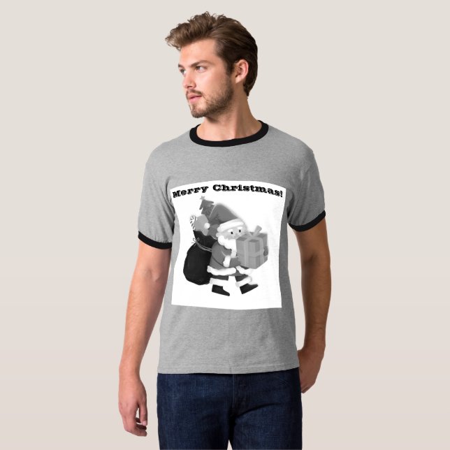 Camiseta Navidades temporada Celebración con deseos de Ring (Anverso completo)