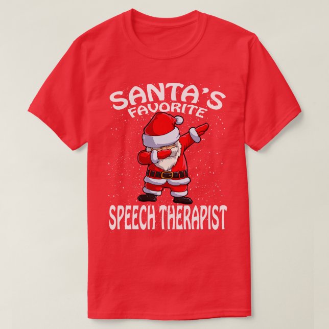 Camiseta Navidades terapeutas de discursos favoritos de San (Diseño del anverso)
