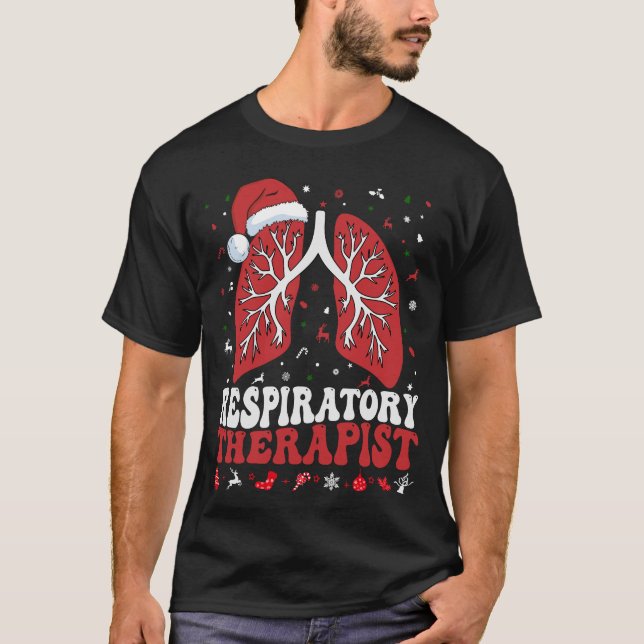 Camiseta Navidades terapéuticos respiratorios (Anverso)