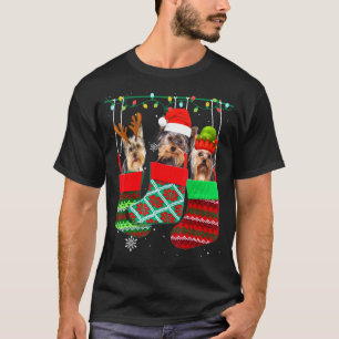 Camiseta Navidades territoriales de Dog Yorkshire contra Na