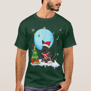 Camiseta Navidades Territoriales Escocés Luces de Perro Lov