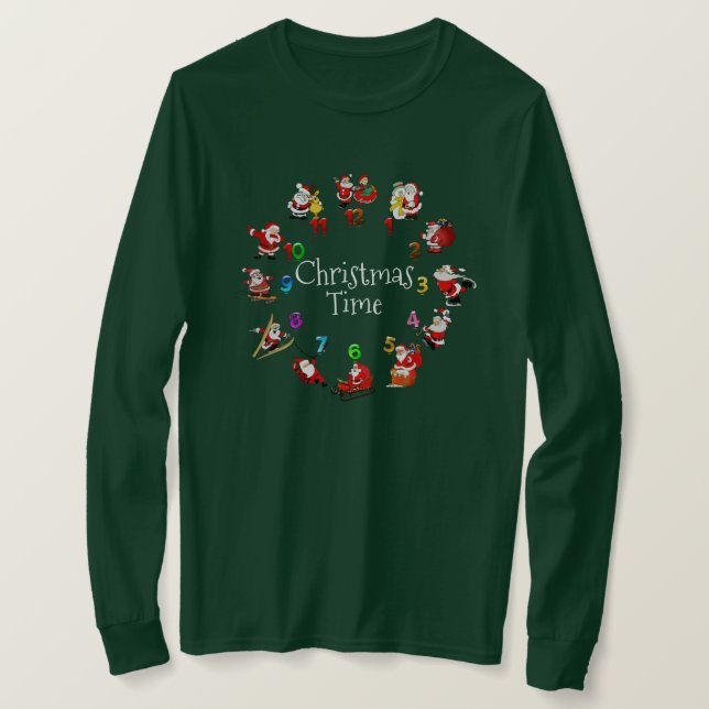 Camiseta Navidades tiempo feo (Anverso del diseño)