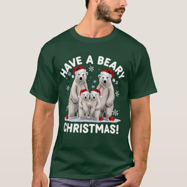 Camiseta navidades tienen navidades beatos navidades gracio (Anverso)