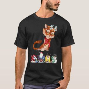 Camiseta Navidades Tiger Face Tree Snow Pajama Xmas 2021 5