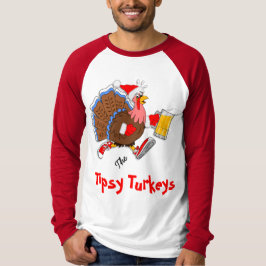 Camiseta Navidades Tipsy Turkey (cerveza) - Post-Run
