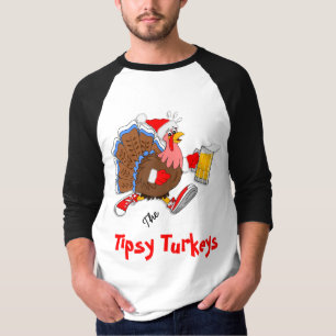 Camiseta Navidades Tipsy Turkey (cerveza) - Post-Run