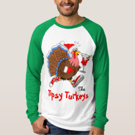 Camiseta Navidades Tipsy Turkey (Martini) - Post-Run