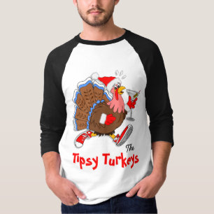 Camiseta Navidades Tipsy Turkey (Martini) - Post-Run