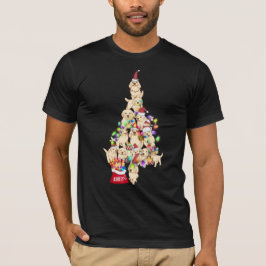 Camiseta Navidades Tirador de Oro Perro Cachorro