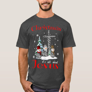 Camiseta navidades todo se trata de jesus faith hope love s