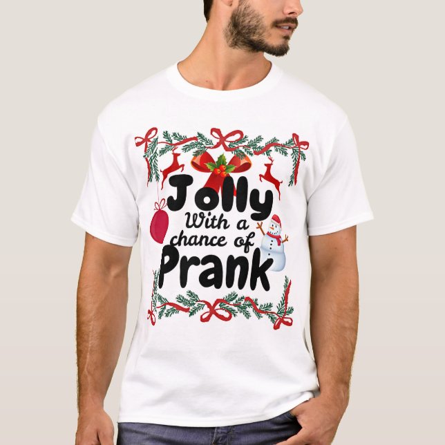 Camiseta Navidades traviesos de la familia (Anverso)