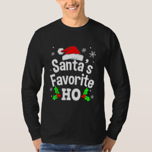 Camiseta Navidades traviesos, el favorito de Santa, Ho Paja