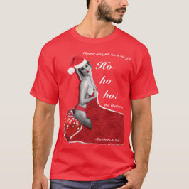 Camiseta Navidades traviesos Ho Pinup Mens Xmas T-Shirt