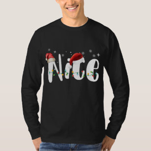Camiseta Navidades traviesos o amables iluminan parejas